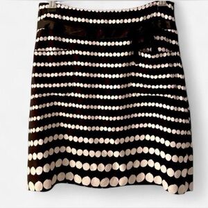 Max & Co. Black and White Polka Dot Skirt